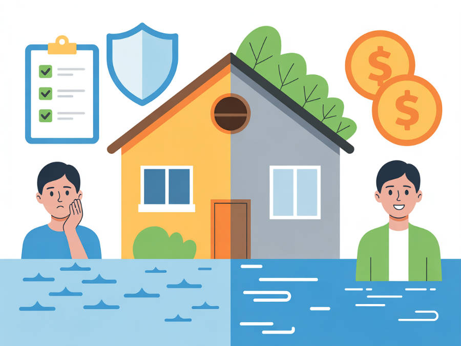 flooded-home-tampa Flood insurance tampa